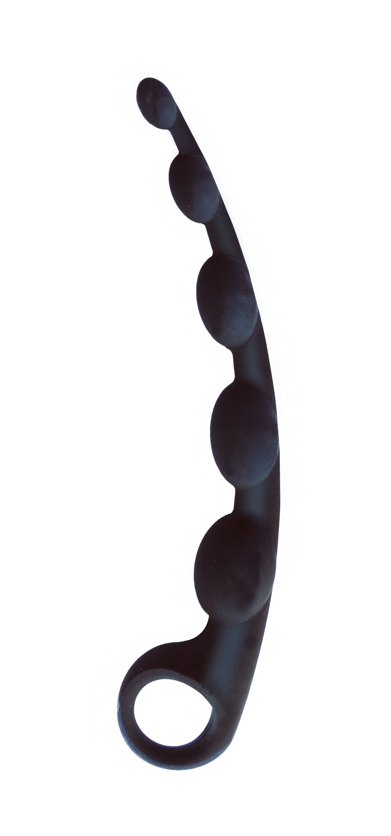 "The 9's S-Curves Curved Silicone Anal Beads ICB2650-2"