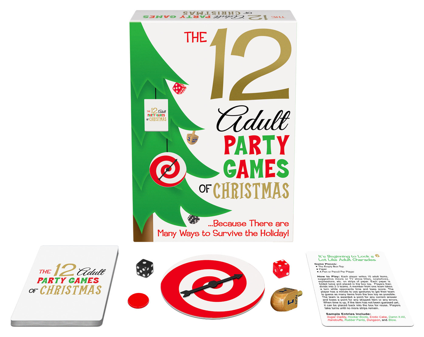 "The 12 Adult Party Games of Christmas KG-XM008"