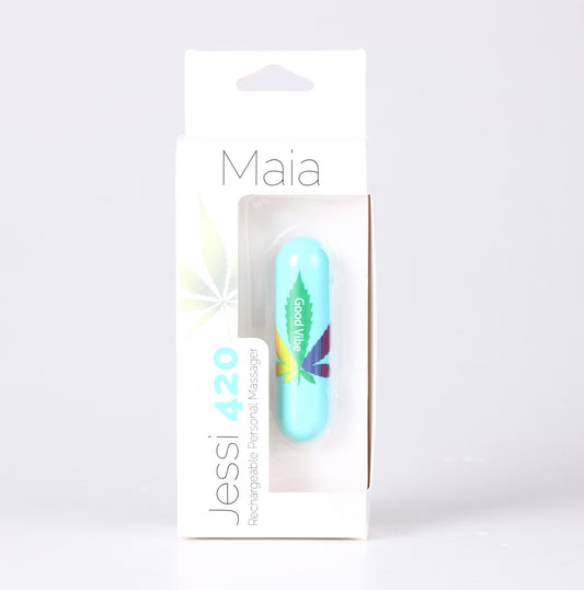 Jessi 420 Series Super Charged Mini Bullet - Teal Blue