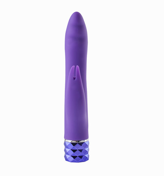 Hailey 10-Function Vibrating Rechargeable Dual Vibe - Purple
