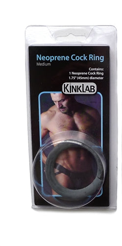 "Neoprene Cock Ring Thick - Medium KL-826"