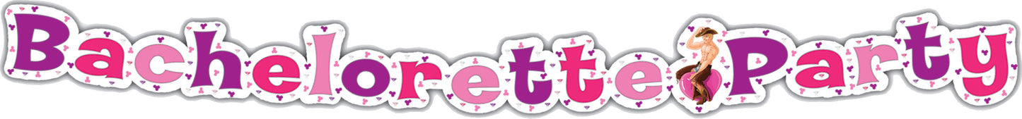 "Bachelorette Party Letter Banner HTP2513"