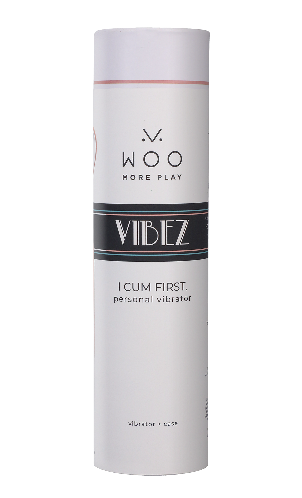 Woo - Vibez - I Cum First - Clitoral Vibrator and Travel Case DJ4601-01-BX