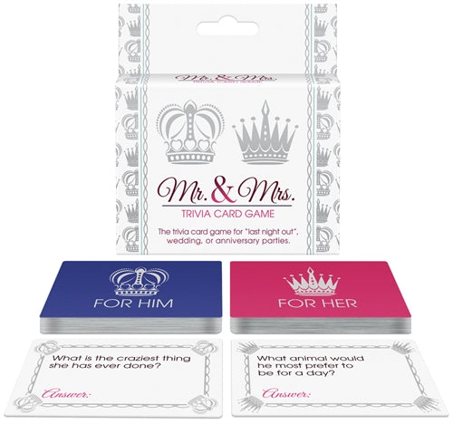 "Mr. and Mrs. Trivia Card Game KG-BGC49"