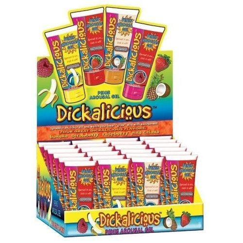 "Dickalicious - 24 Piece p.o.p Display - 2 Fl. Oz. Tubes HTP2037-D"