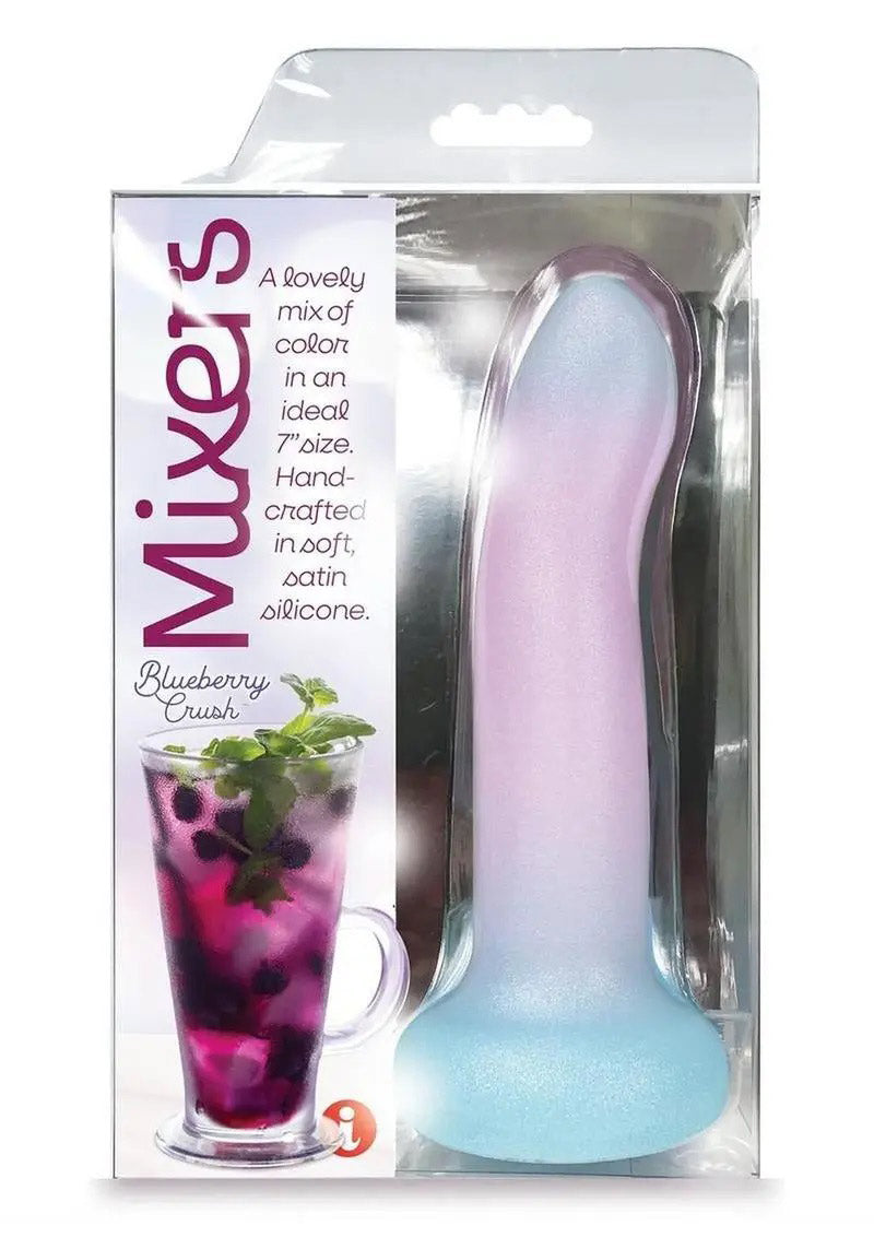 "Mixers Blueberry Crush 8 Dildo - Pink Lavender Blue IC1331"