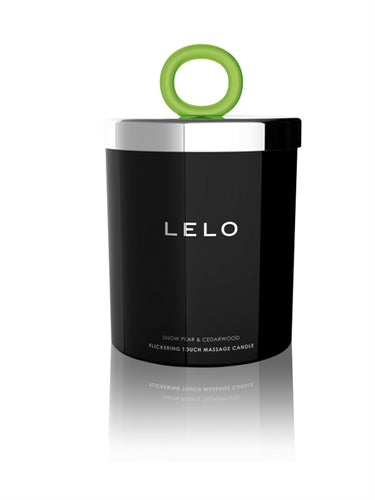 "Flickering Touch Massage Candle Snow Pear and  Cedarwood - 5.3 Oz LELO-1227"