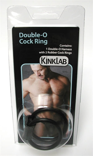 "Double-O Cock Ring Rubber KL-741"