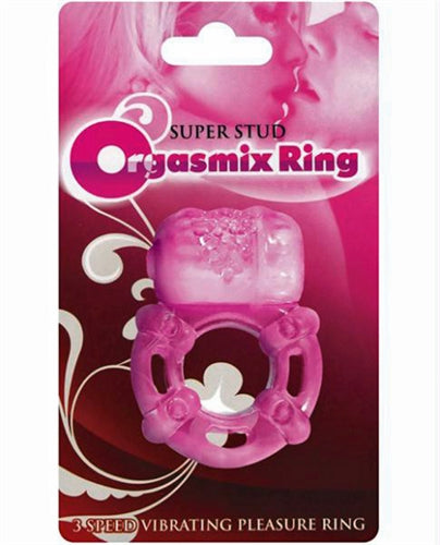 "Super Stud Orgasmix Ring - Magenta HTP2384"