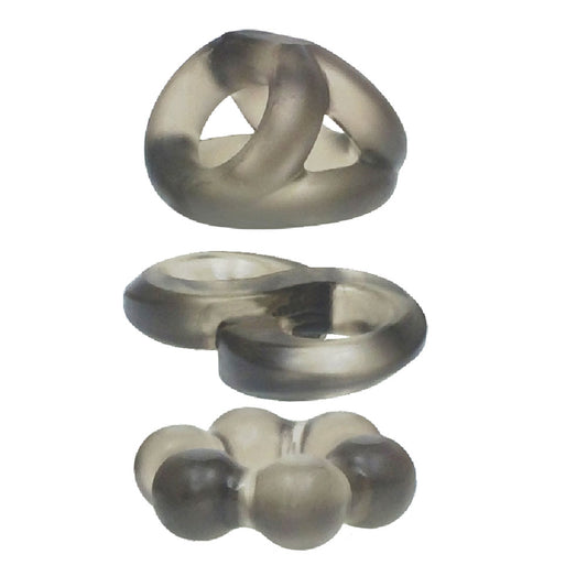 "The 9's Phat Cock Rings - Smoke ICB2672-2"