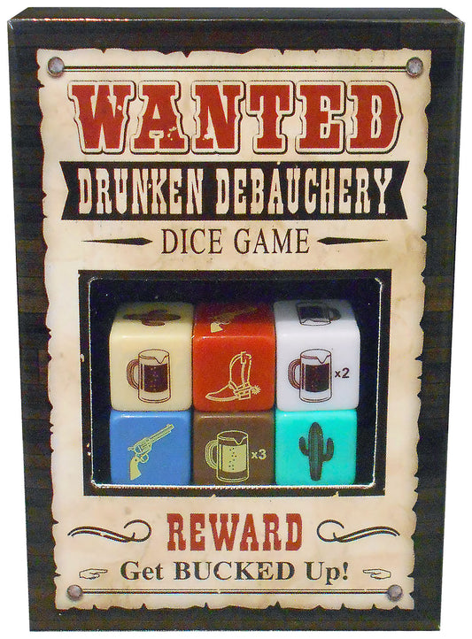 "Wanted Debauchery Dice KG-BGD123"