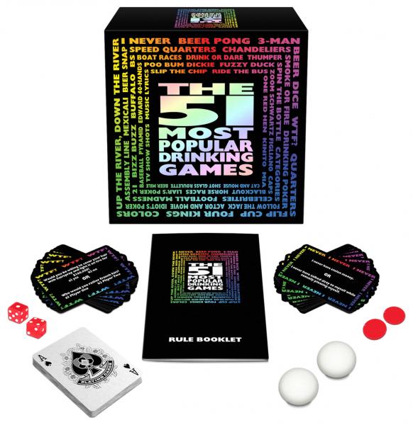 "51 Most Popular Drinking Games KG-BGD119"