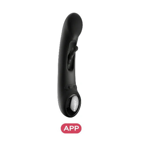 "Tempo App-Controlled Tapping G-Spot Vibrator - Black H-VS-57-985BL"