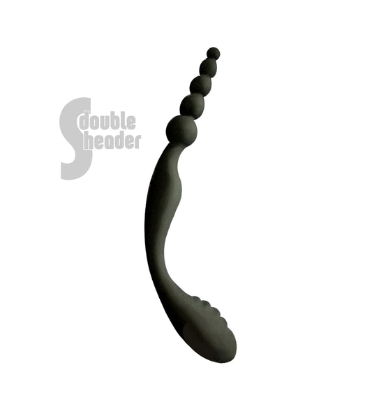 "The 9's S-Double Header Double Ended Silicone Beads ICB2649-2"