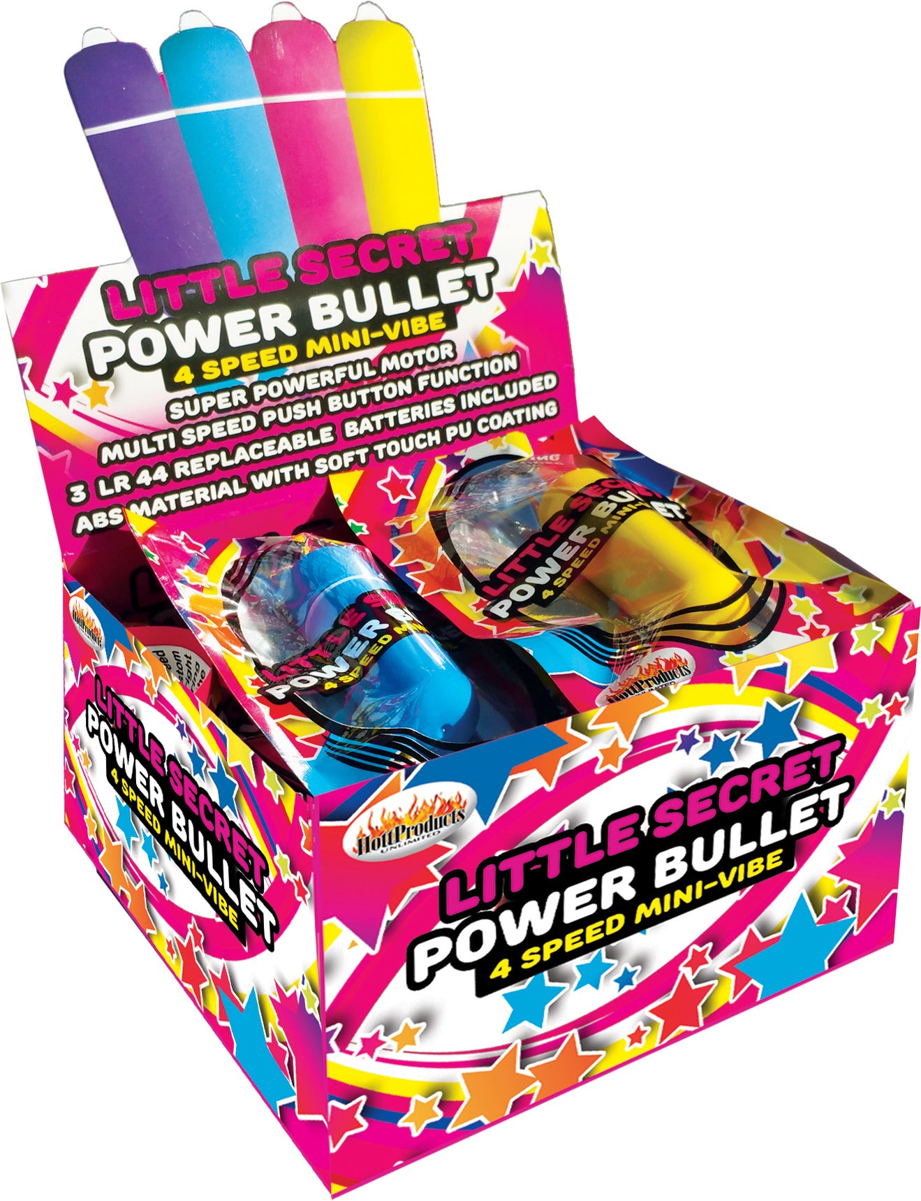 "Little Secret Power Bullet - 12 Piece Display HTP3000D"