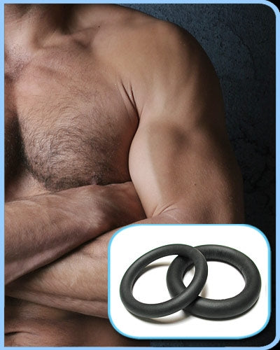 "Neoprene Cock Rings Thin Large KL-833"