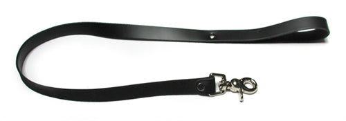 "Leather Leash Black KL-260B"