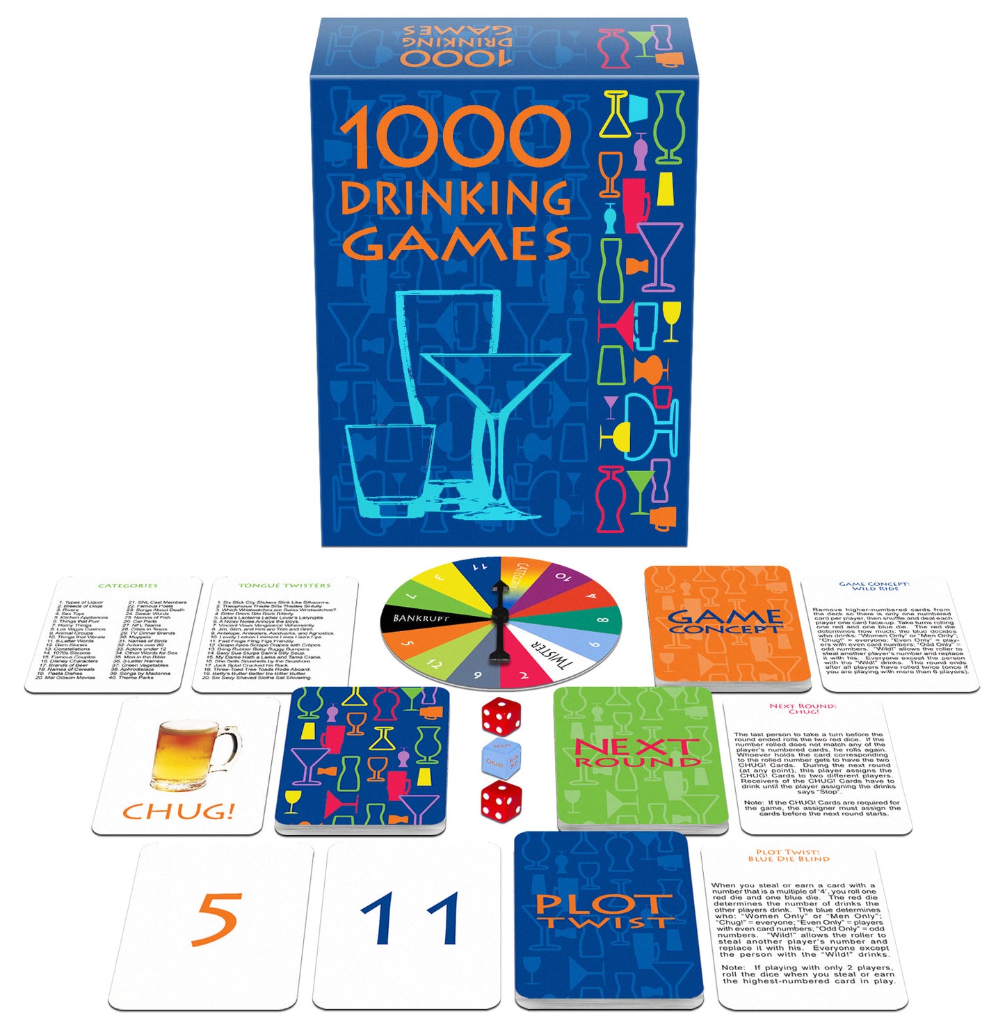 "1,000 Drinking Games KG-BGD96"