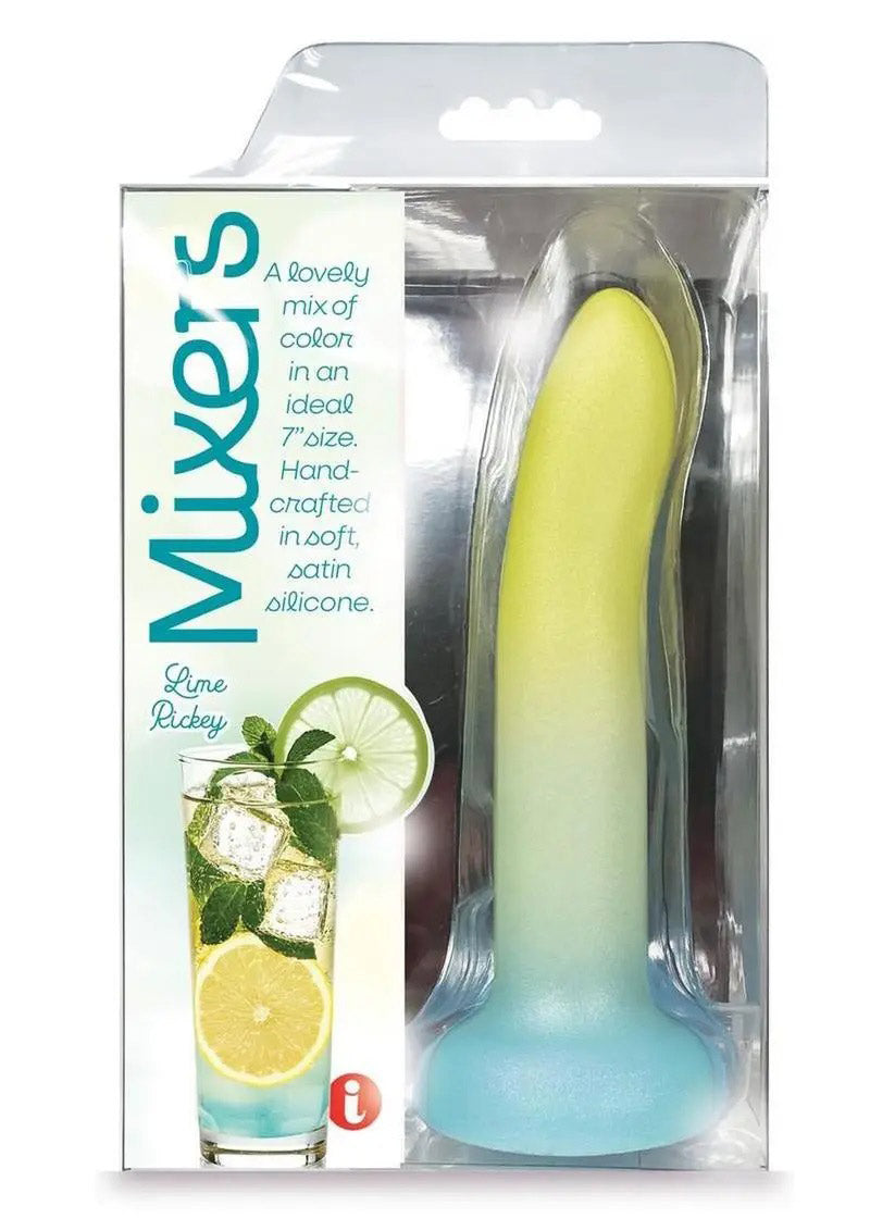"Mixers Lime Rickey 8 Dildo - Yellow Mint Blue IC1330"
