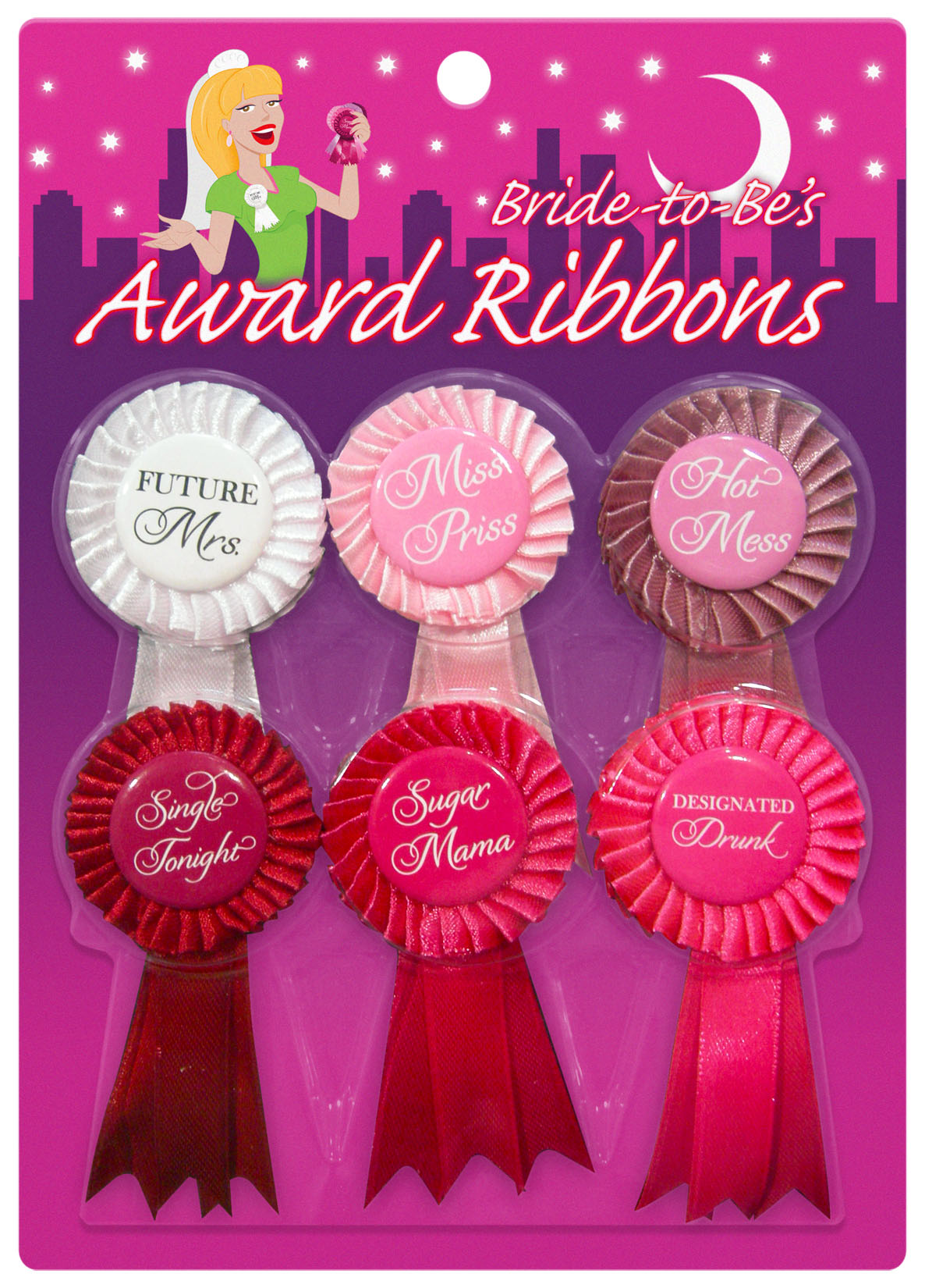 "Bride-to-Be Award Ribbons KG-NVS17"