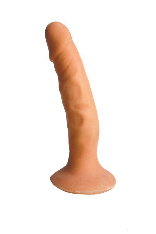"Skinsations Latin Lover Series Playful Partner Strap-on 8 Inches - Brown HTP3053"