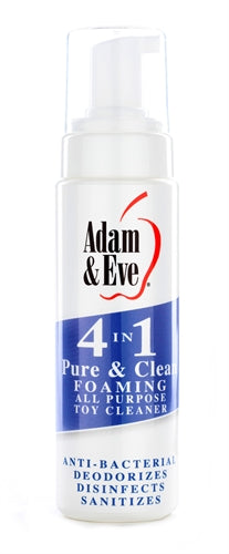 Adam and Eve 4 in 1 Pure and Clean Foaming Toy  Cleaner 8 Oz AE-LQ-5683-2